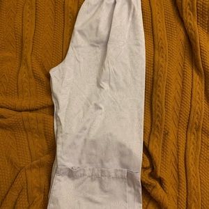 purple floral scrub pants